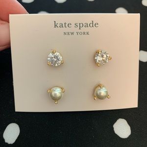 NWT Kate Spade Rise And Shine Stud Earring Set